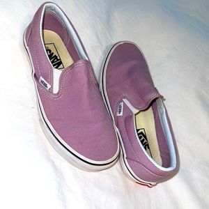 Women’s Purple Slip-on Vans Size 6.5